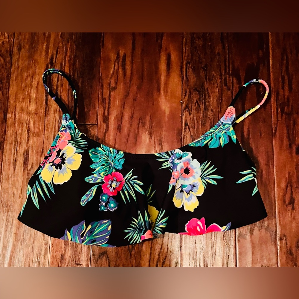 Old navy floral bikini top